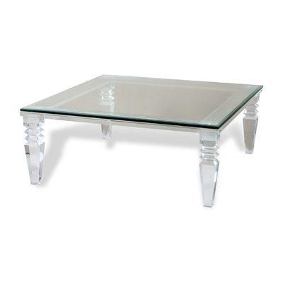 Acrylic Table – Side Table – Side Tables & Pedestals – Wisteria With Smoke Gray Wood Square Console Tables (View 10 of 20)