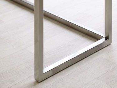 Acute White Gloss And Chrome Console Table | White Gloss Console With Regard To Chrome Console Tables (Gallery 20 of 20)