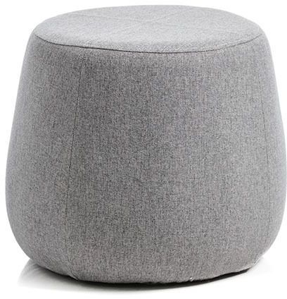 Adairs Edward Ottoman Light Grey – Shopstyle Kids Bedroom Furniture With Regard To Light Gray Cylinder Pouf Ottomans (View 13 of 20)