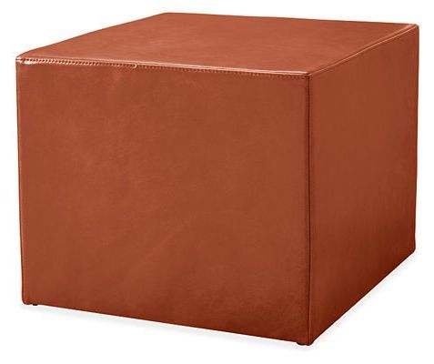 Aero Leather Ottoman – Ottomans – Living – Room & Board (with Images With Multi Color Botanical Fabric Cocktail Square Ottomans (View 6 of 6)
