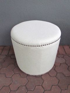 Albany Ottoman – Eclectic – Footstools And Ottomans – Austin  Red Within Dark Red And Cream Woven Pouf Ottomans (View 15 of 20)