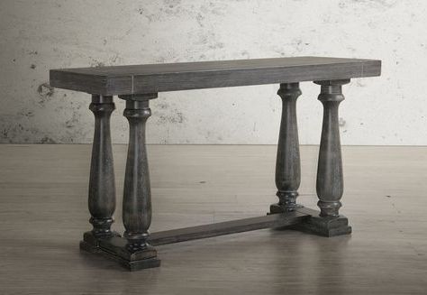 Aldrik Console Table | Wood Sofa Table Inside Triangular Console Tables (View 16 of 20)