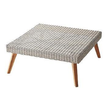 Andalusia Gray Wicker Woven Outdoor Bench Pertaining To Oval Corn Straw Rope Console Tables (View 10 of 20)