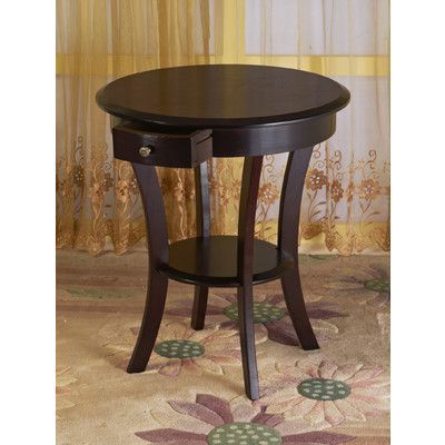 Andover Mills Ilsa End Table With Storage | Wayfair | Round Coffee Inside Round Iron Console Tables (View 13 of 20)