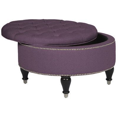 Angelo:home Dawson Storage Ottoman & Reviews | Wayfair (with Images Regarding Modern Gibson White Small Round Ottomans (Gallery 19 of 20)