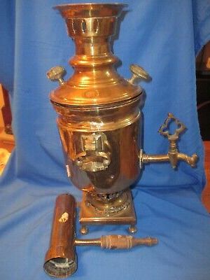 Antique Oriental Brass Samovar Tea / Coffee Urn | Ebay In Espresso Antique Brass Stools (View 6 of 20)