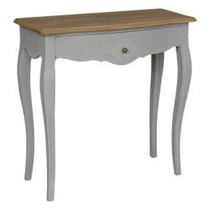 Ashbury 32 In. Antique Blue/natural Oak Standard Rectangle Wood Console Regarding Vintage Gray Oak Console Tables (Gallery 20 of 20)