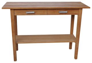 Atlanta Rectangular Serving Table With 2 Drawers And 1 Shelf Inside 1 Shelf Console Tables (View 12 of 20)