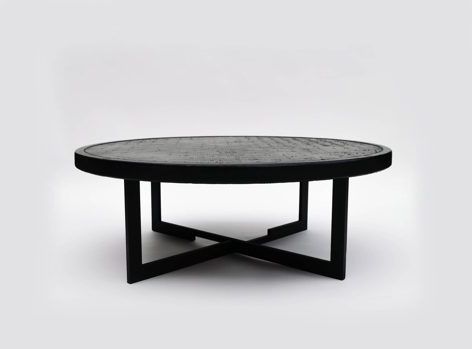 Avenue Road Point Table Coffee Table | Coffee Table, Table Furniture Within Modern Oak And Iron Round Ottomans (View 2 of 20)