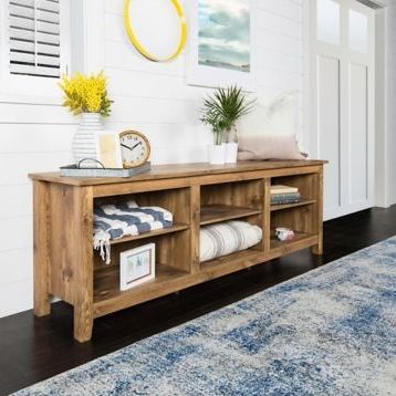 Barnwood Media Console, 70 In (with Images) | Home Entertainment Inside Barnwood Console Tables (View 12 of 20)