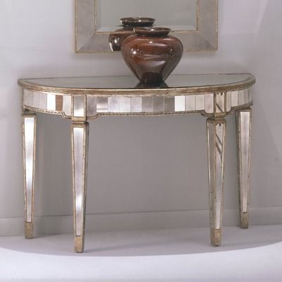 Bassett Mirror Borghese Console Table (with Images) | Mirrored Console Intended For Silver Console Tables (View 3 of 20)