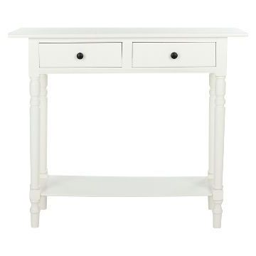 Baxter Console Table – Safavieh | White Console Table, Console Table With Regard To Oceanside White Washed Console Tables (View 2 of 20)