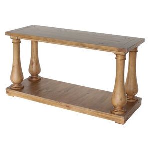 Beaumont Lane Wood Console Table, Natural Pine – Console Tables – In Natural Wood Console Tables (View 14 of 20)