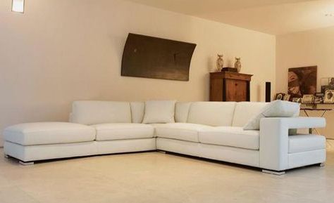 Beautiful White L Shape Sofa Design Id509 – L Shape Sofa Designs – Sofa With L Shaped Console Tables (View 3 of 20)
