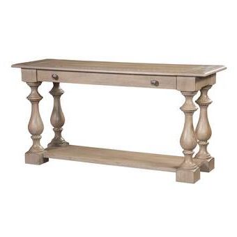 Belichick 58" Solid Wood Console Table In 2020 | Wood Console Table Inside Wood Console Tables (View 11 of 20)
