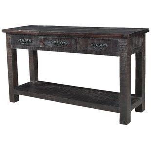 Big Save Degenova 3 Drawer Rectangle Console Table | Console Table Inside Wood Rectangular Console Tables (Gallery 19 of 20)