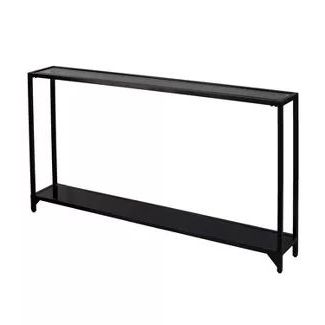 Black And Natural : Living Room Furniture : Target | Metal Console Pertaining To Natural And Black Console Tables (View 18 of 20)