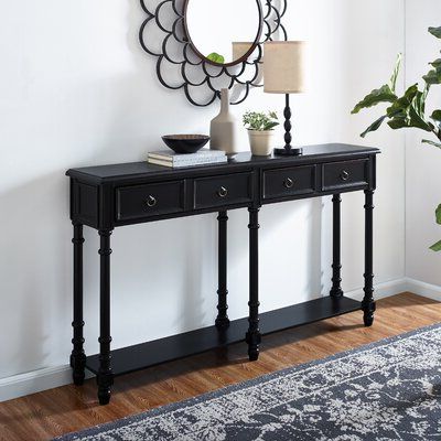 Black Console Tables You'll Love In 2020 | Wayfair Throughout Caviar Black Console Tables (View 1 of 20)