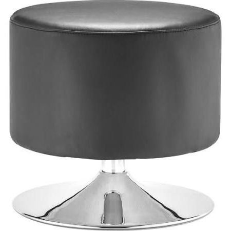 Black Ottoman – Google Search | Chrome Ottoman, Zuo Modern, Faux Pertaining To Black Leather Foot Stools (View 12 of 20)