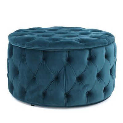 Blue Ottomans & Poufs You'll Love In 2020 | Wayfair In Pouf Textured Blue Round Pouf Ottomans (View 4 of 20)
