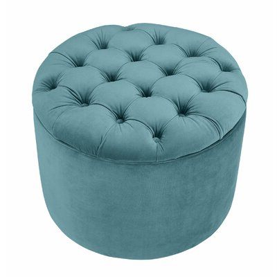 Blue Ottomans & Poufs You'll Love In 2020 | Wayfair Pertaining To Blue Slate Jute Pouf Ottomans (View 2 of 20)