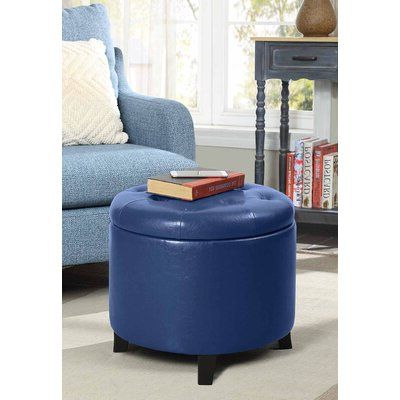 Blue Ottomans & Poufs You'll Love In 2020 | Wayfair Within Blue Slate Jute Pouf Ottomans (View 3 of 20)