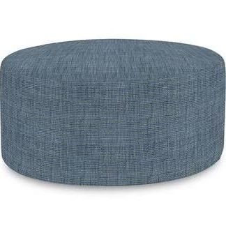 Blue Round Ottoman Large – Google Search | Round Ottoman, Ottoman For Light Blue Cylinder Pouf Ottomans (View 15 of 20)