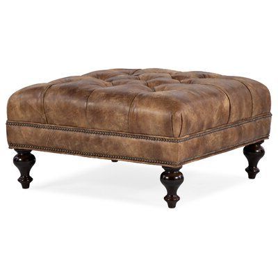 Bradington Young 33" Wide Tufted Square Cocktail Ottoman | Bradington For Snow Tufted Fabric Ottomans (View 2 of 20)