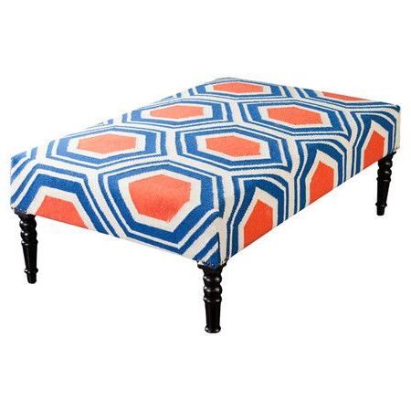 Bring Eye Catching Style Home With This Chic Wood Framed Ottoman Intended For Traditional Hand Woven Pouf Ottomans (View 4 of 20)
