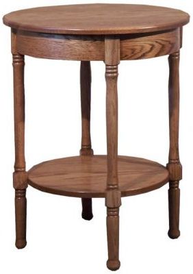 Brixton Round Console Table – Countryside Amish Furniture In Leaf Round Console Tables (Gallery 19 of 20)