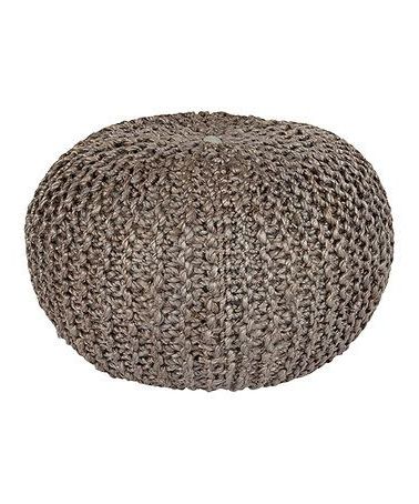 Brown Bermuda Pouf #zulily #zulilyfinds | Decor, Pouf Ottoman, Pouf Intended For Textured Gray Cuboid Pouf Ottomans (Gallery 19 of 20)