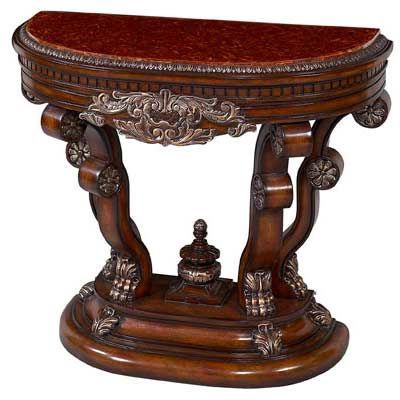Bt 049 Antiqued Dark Cherry Console Sofa Table | Hallway | Sofa Table Pertaining To Heartwood Cherry Wood Console Tables (View 13 of 20)