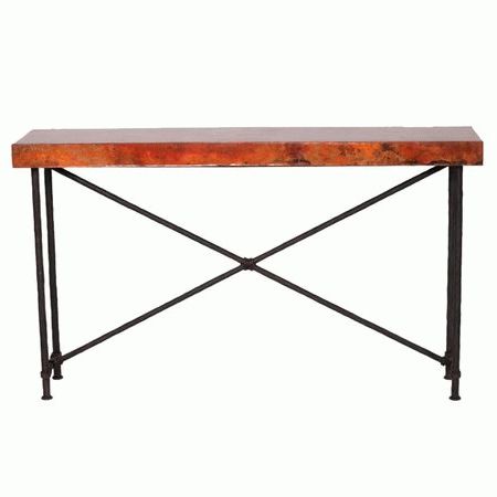 Burlington Console Table W/ Top – Iron Accents Within Metal Console Tables (View 10 of 20)
