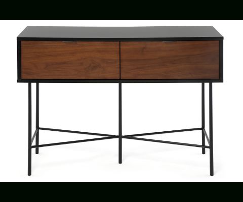 Buy Wallace Console Table Walnut David Phillips | Console Table, Online With Walnut Wood And Gold Metal Console Tables (View 3 of 20)