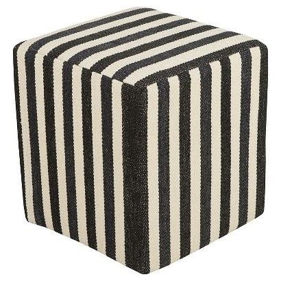 Caliban Cube Pouf | Square Pouf, Ottoman, Pouf Ottoman Intended For Gray And Cream Geometric Cuboid Pouf Ottomans (View 16 of 20)