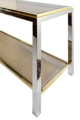 Camber Modern Glass Console Table 47 Studio Designs Target Inside Glass Console Tables (View 10 of 20)