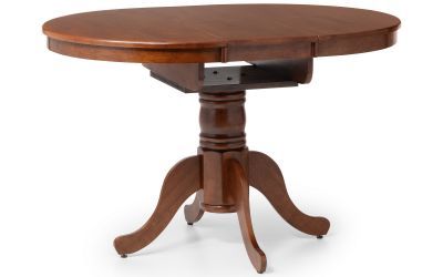 Canterbury Round To Oval Extending Table | Julian Bowen Limited Pertaining To Barnside Round Console Tables (View 13 of 20)