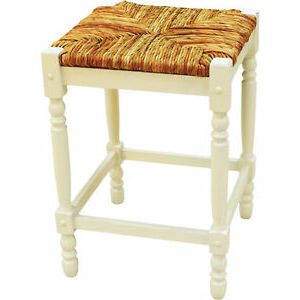 Carolina Forge French Wooden Counter Kitchen Country Stool  Antique With Regard To White Antique Brass Stools (View 12 of 20)