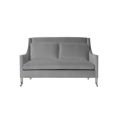 Carter Sofa, Light Grey Solid, Dutch Cocoa Frame From Duraleefinds Throughout Cocoa Console Tables (View 18 of 20)