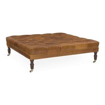 Check Out This Item At One Kings Lane! Evo Cocktail Ottoman, Caramel In Camber Caramel Leather Ottomans (View 8 of 20)