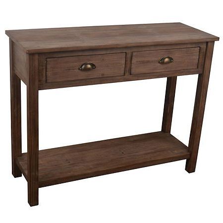 Chelsea 2 Drawer Console Table | Kirklands | Console Table, Wood In Marble Console Tables Set Of  (View 11 of 20)