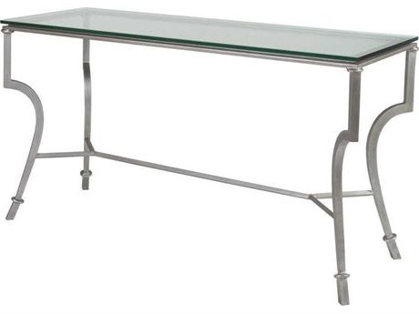 Chelsea House Culpepper Antique Metal 50''l X 20''w Rectangular Console In Silver Leaf Rectangle Console Tables (View 7 of 20)