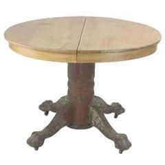 Classic French Iron Dining Table Base, Circa 1900 At 1stdibs For Modern Oak And Iron Round Ottomans (View 7 of 20)