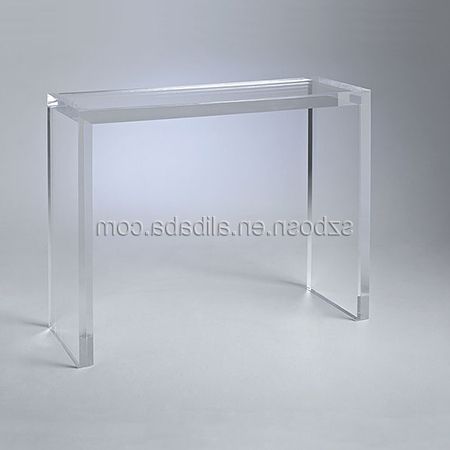 Clear High Quality Acrylic Console Table,perspex Tables,cheap Price With Clear Console Tables (View 14 of 20)