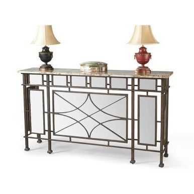Console Table Chelsea House Reno Reproduction Brown Brown/beige/tan Inside Brown Console Tables (View 12 of 20)