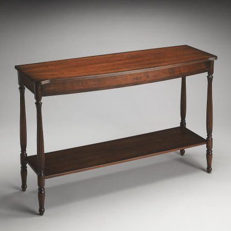 Console Table In Cherry Finish | Table, Console Table, Home Decor Regarding Heartwood Cherry Wood Console Tables (View 10 of 20)