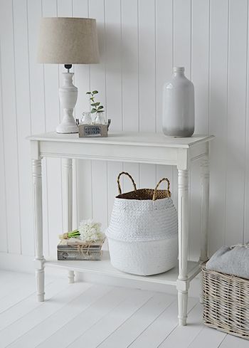 Console Table White Provence – The White Lighthouse For New England In White Triangular Console Tables (Gallery 20 of 20)