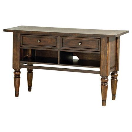 Console Table With 2 Drawers And 2 Open Shelves (View 13 of 20)