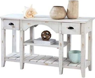 Console Table With Stools Underneath | Farmhouse Console Table Within Modern Farmhouse Console Tables (View 10 of 20)