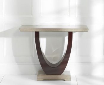 Console Tables & Hall Tables – White, Glass, Oak, Marble & More Throughout White Stone Console Tables (View 17 of 20)